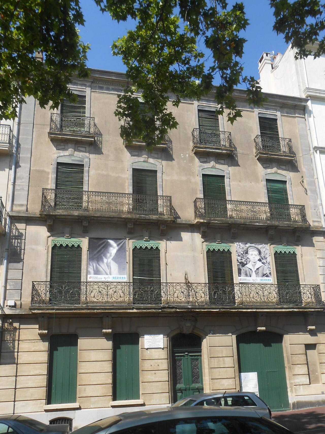 A photograph of Jean Moulin
