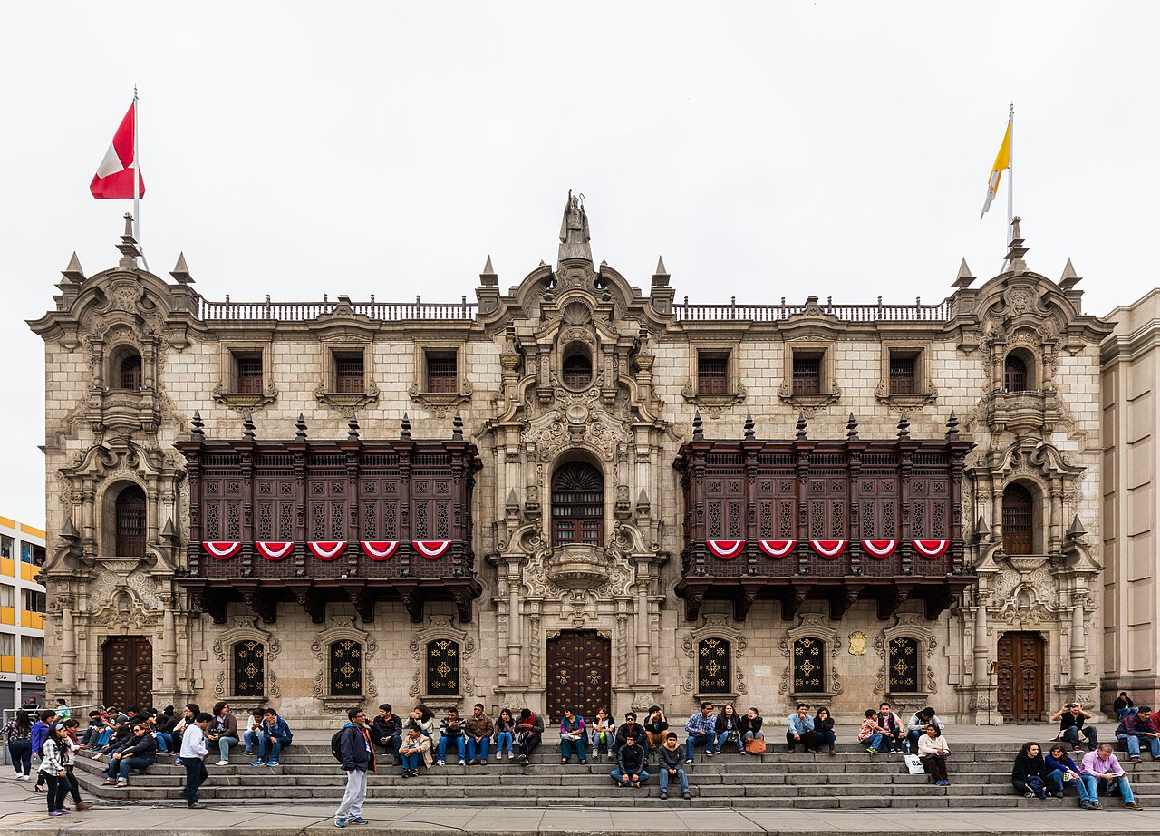 A photograph of Archbishop's Palace of Lima