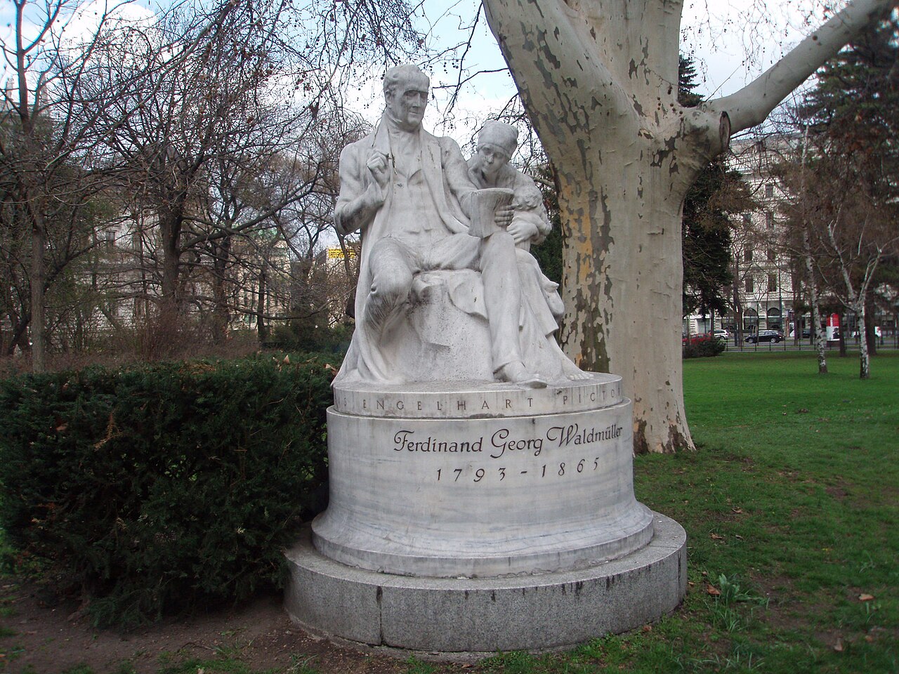 Monumento a Ferdinand Georg Waldmüller, parco del Municipio di Vienna
