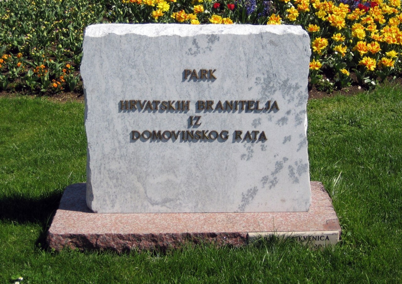 A photograph of Park hrvatskih branitelja