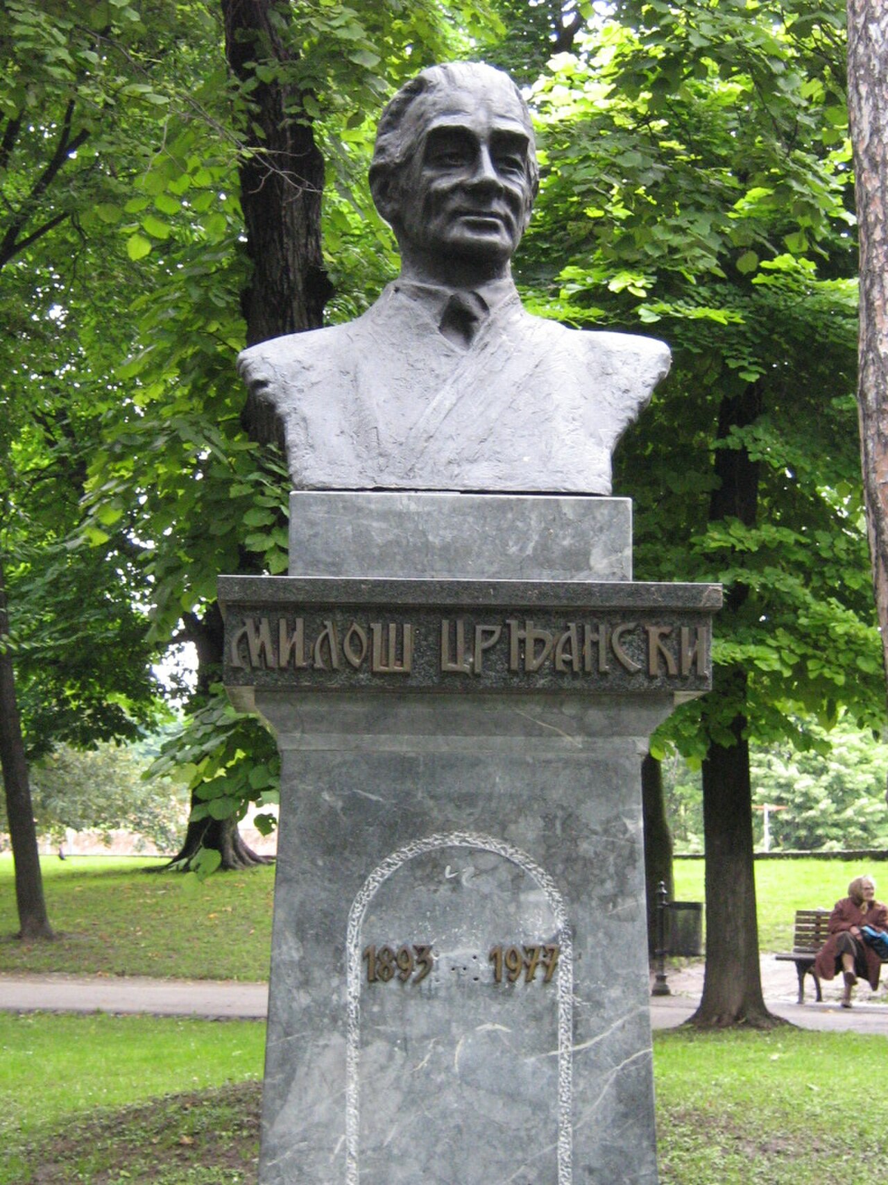 Buste de Miloš Crnjanski