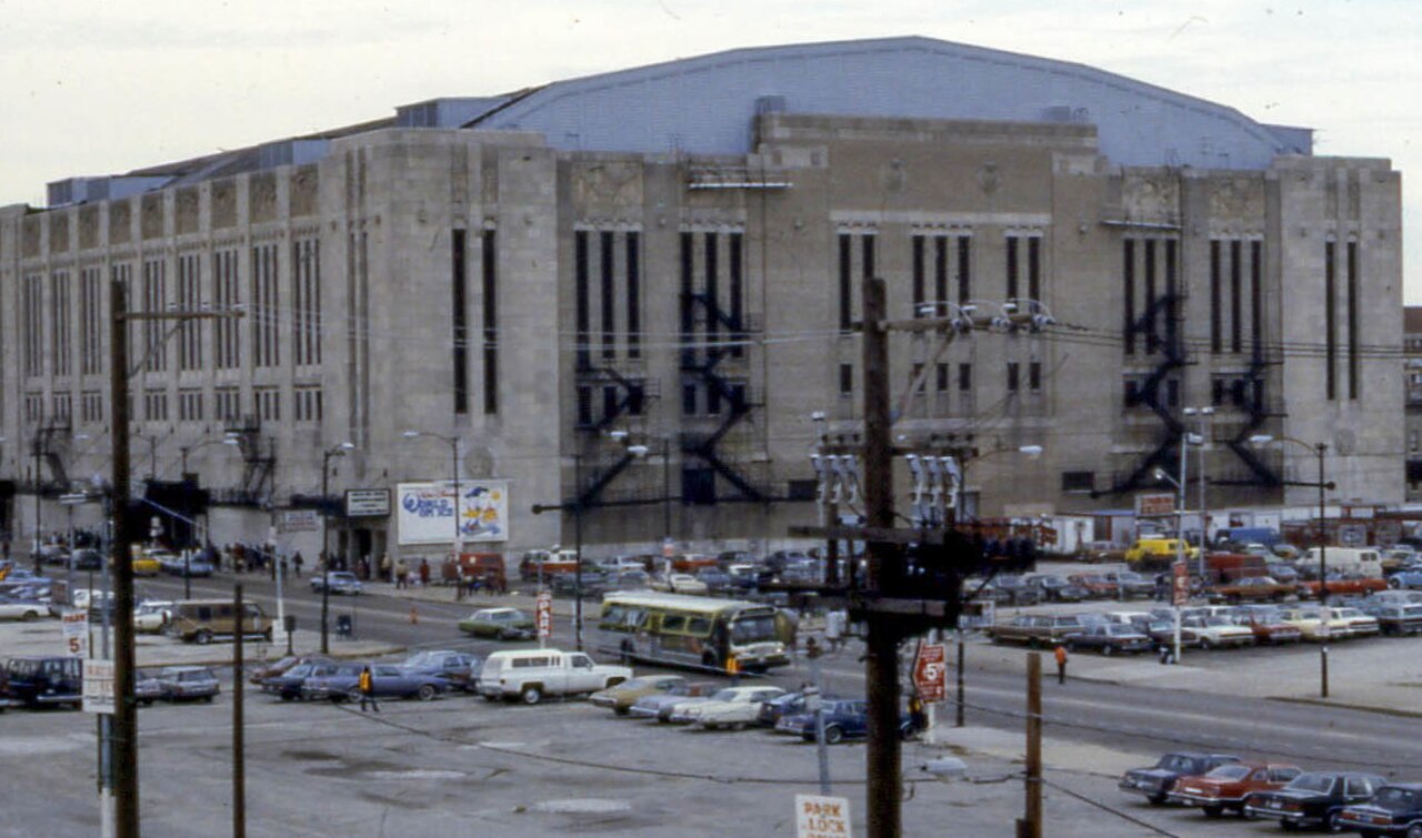 Une photographie de Chicago Stadium