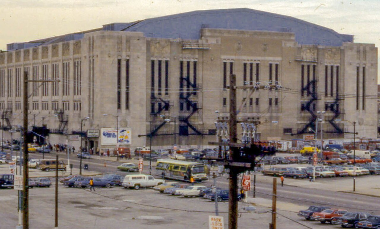 Une photographie de Chicago Stadium