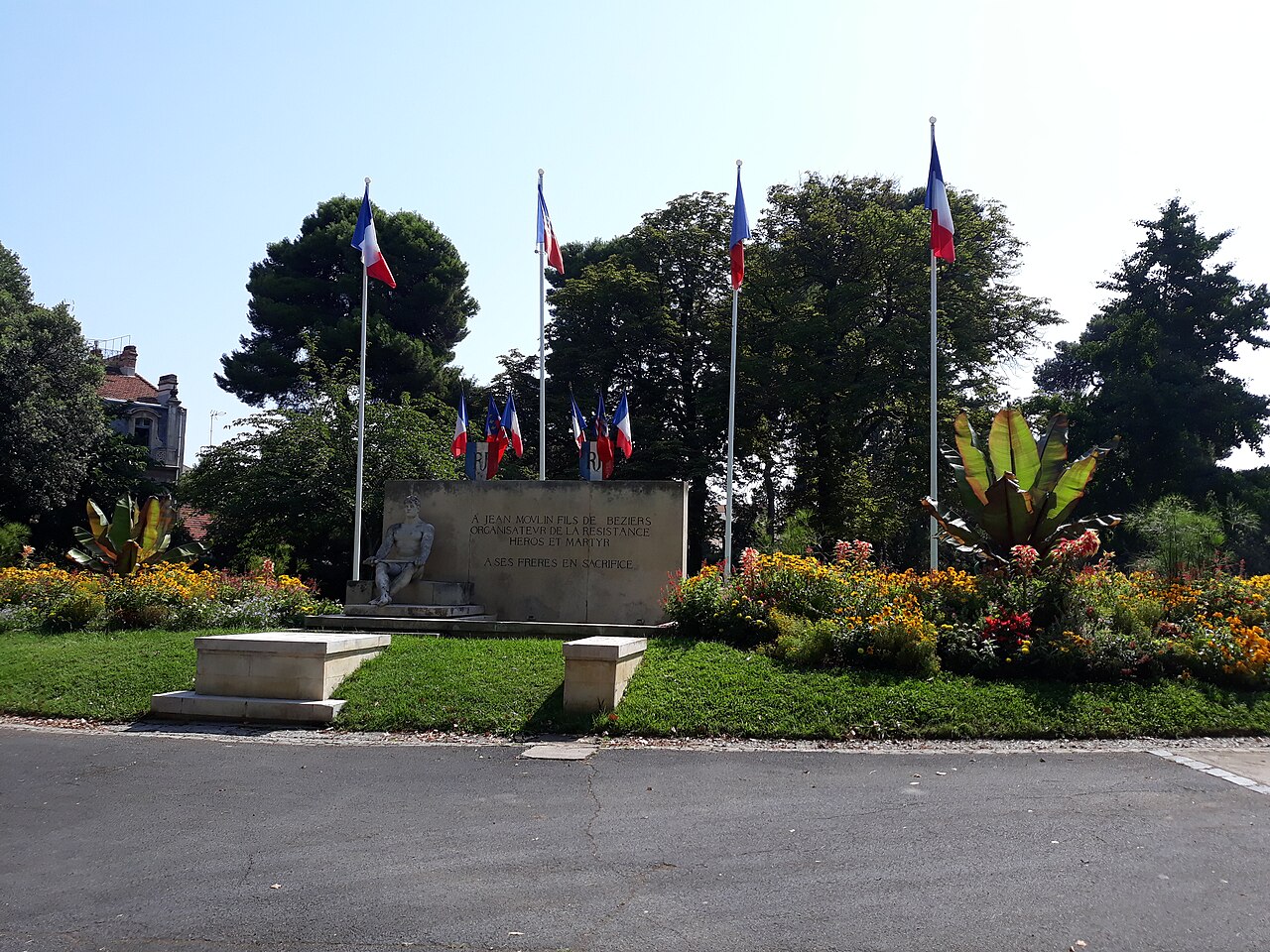 A photograph of Jean Moulin