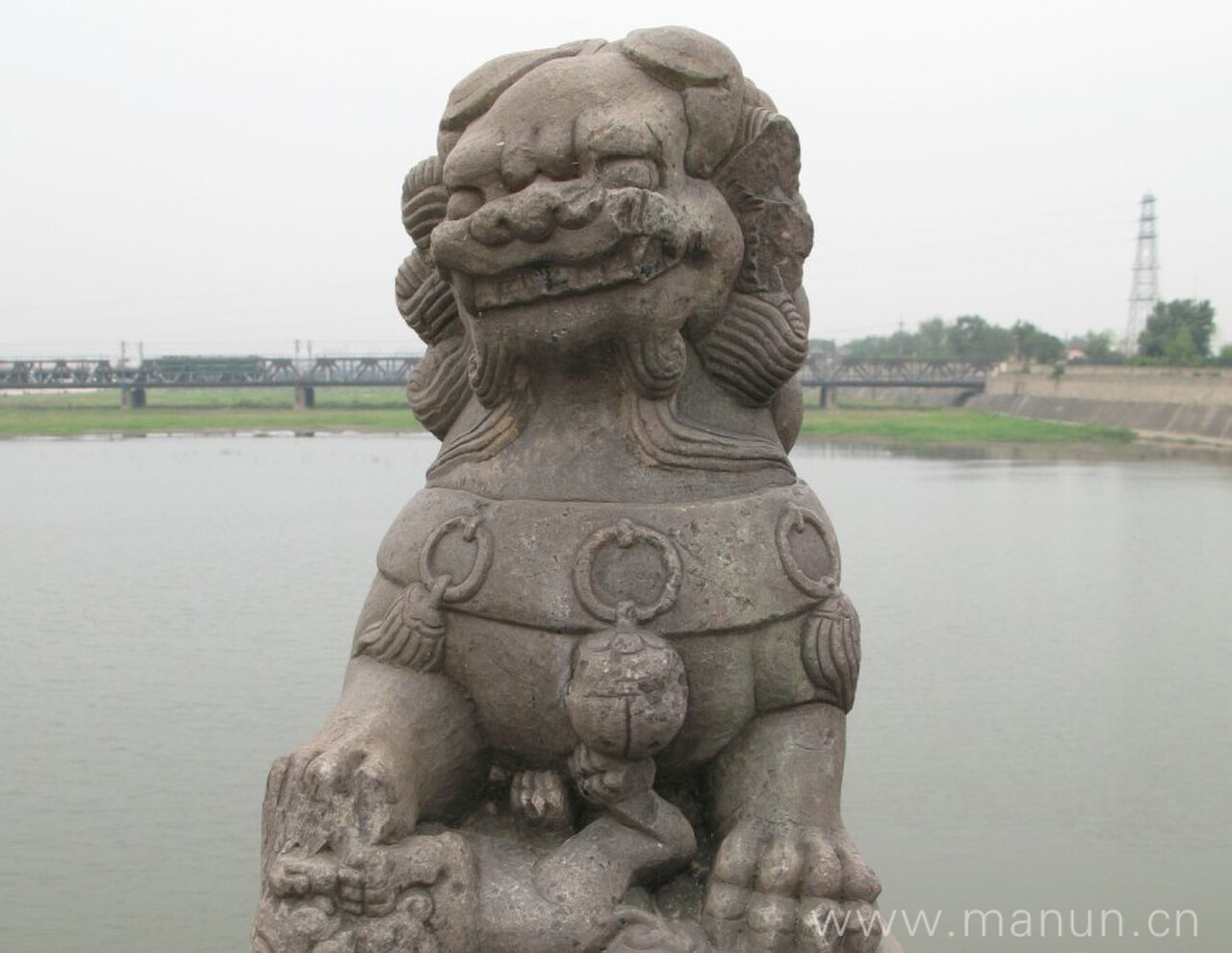 A photograph of Marco Polo Bridge