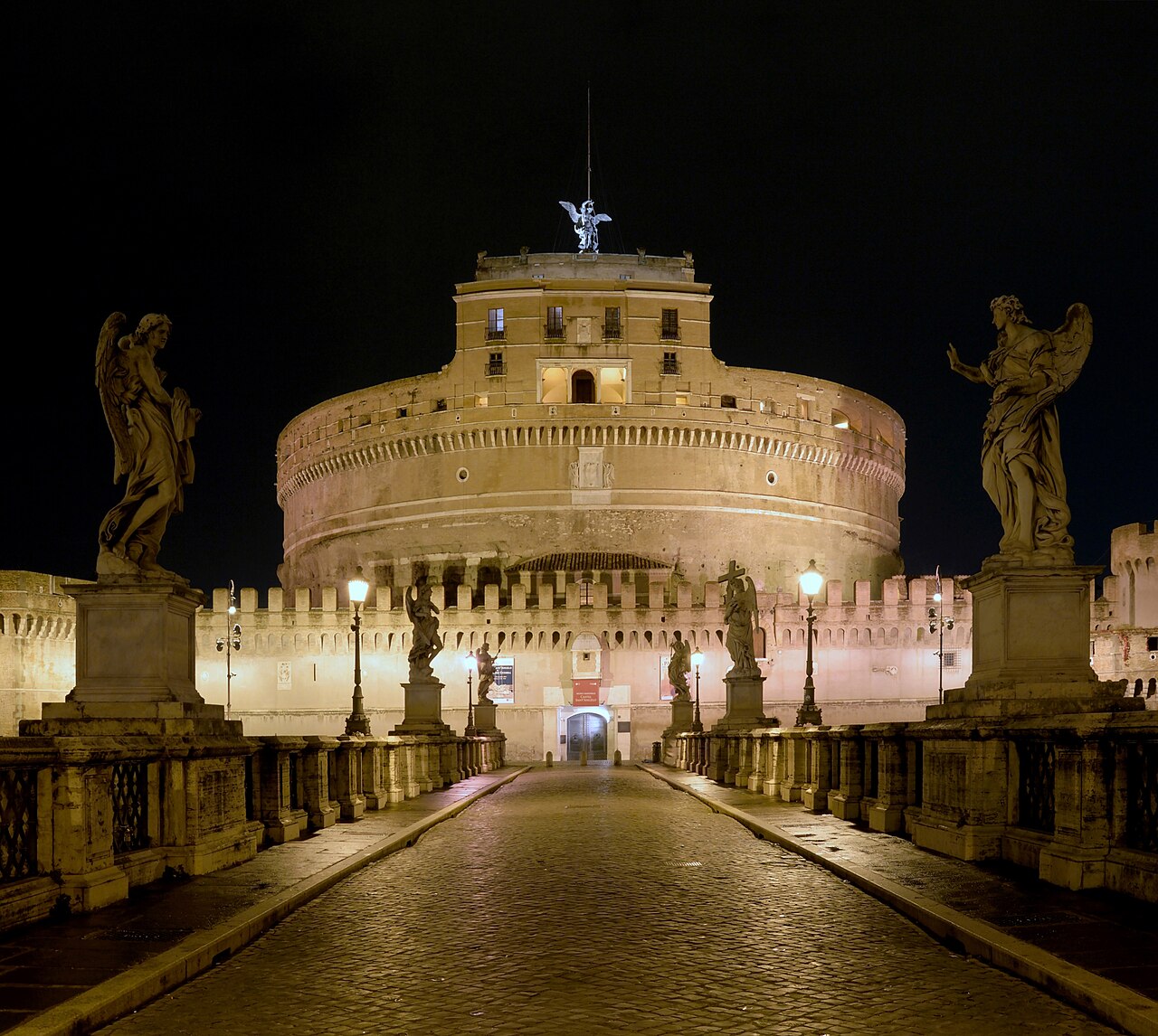 A photograph of Castel Sant'Angelo