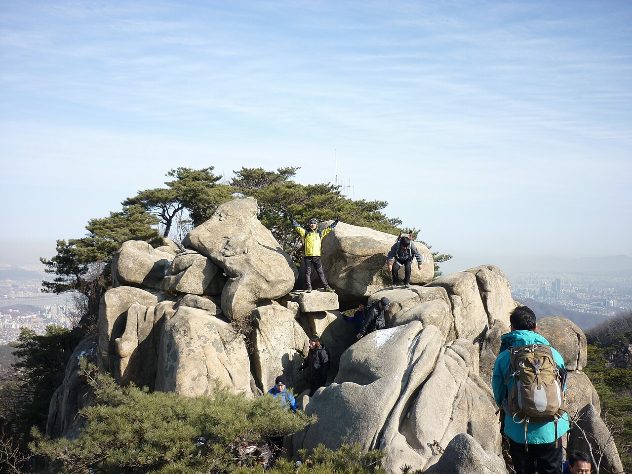 A photograph of Gwanaksan