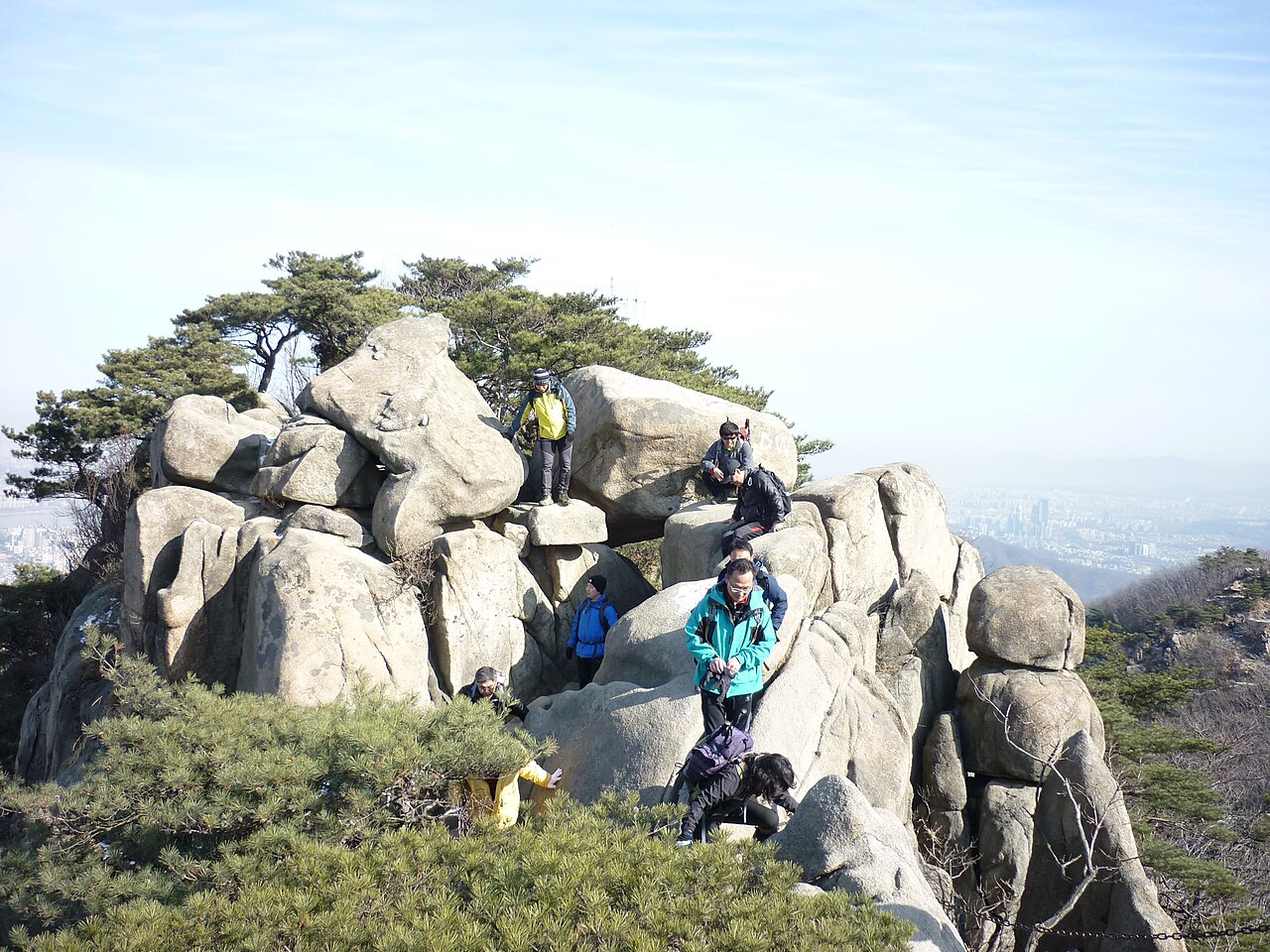 A photograph of Gwanaksan