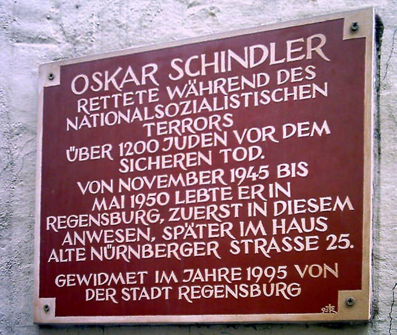 Ein Foto von Oskar Schindler