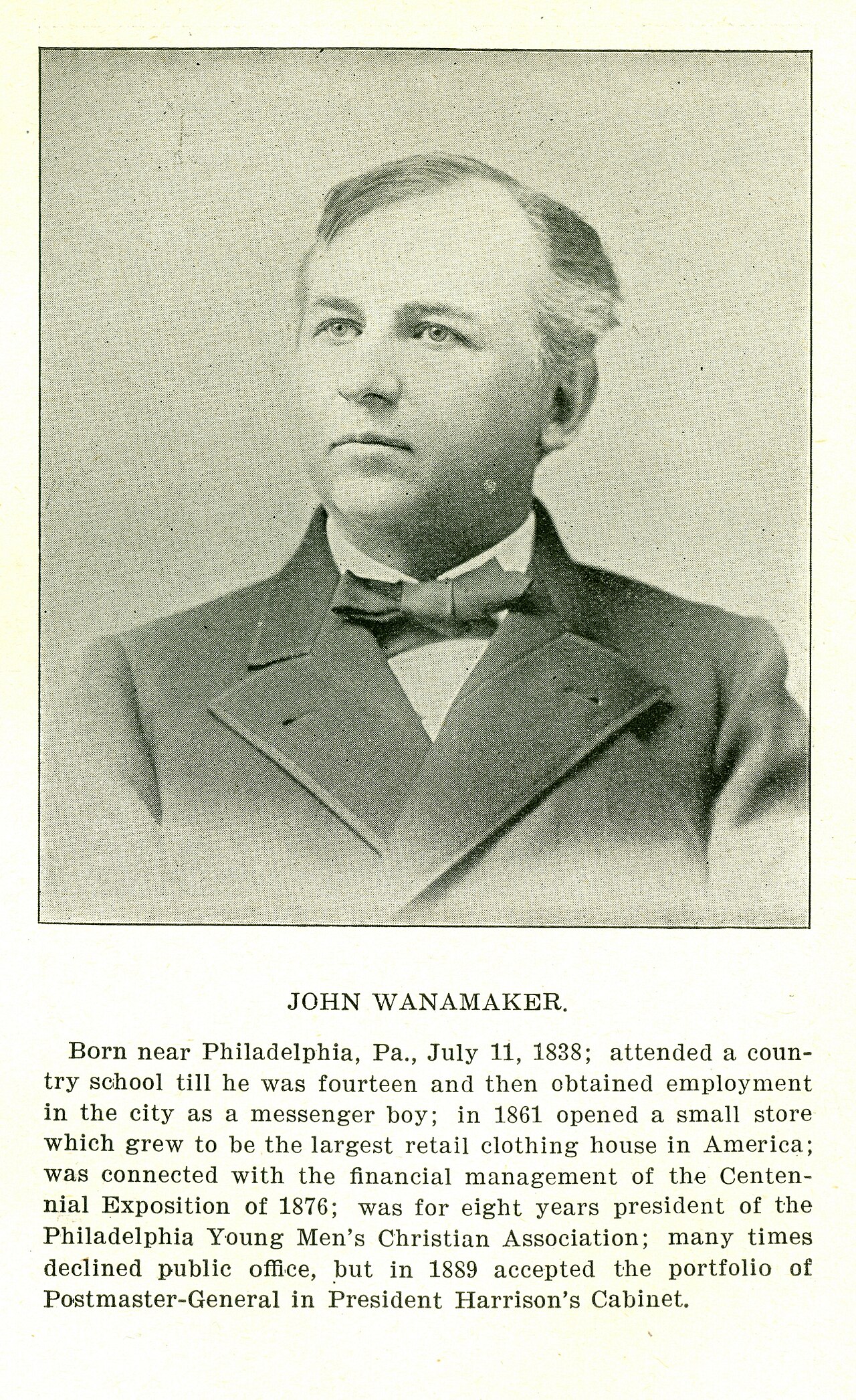 John Wanamaker fotoğrafı