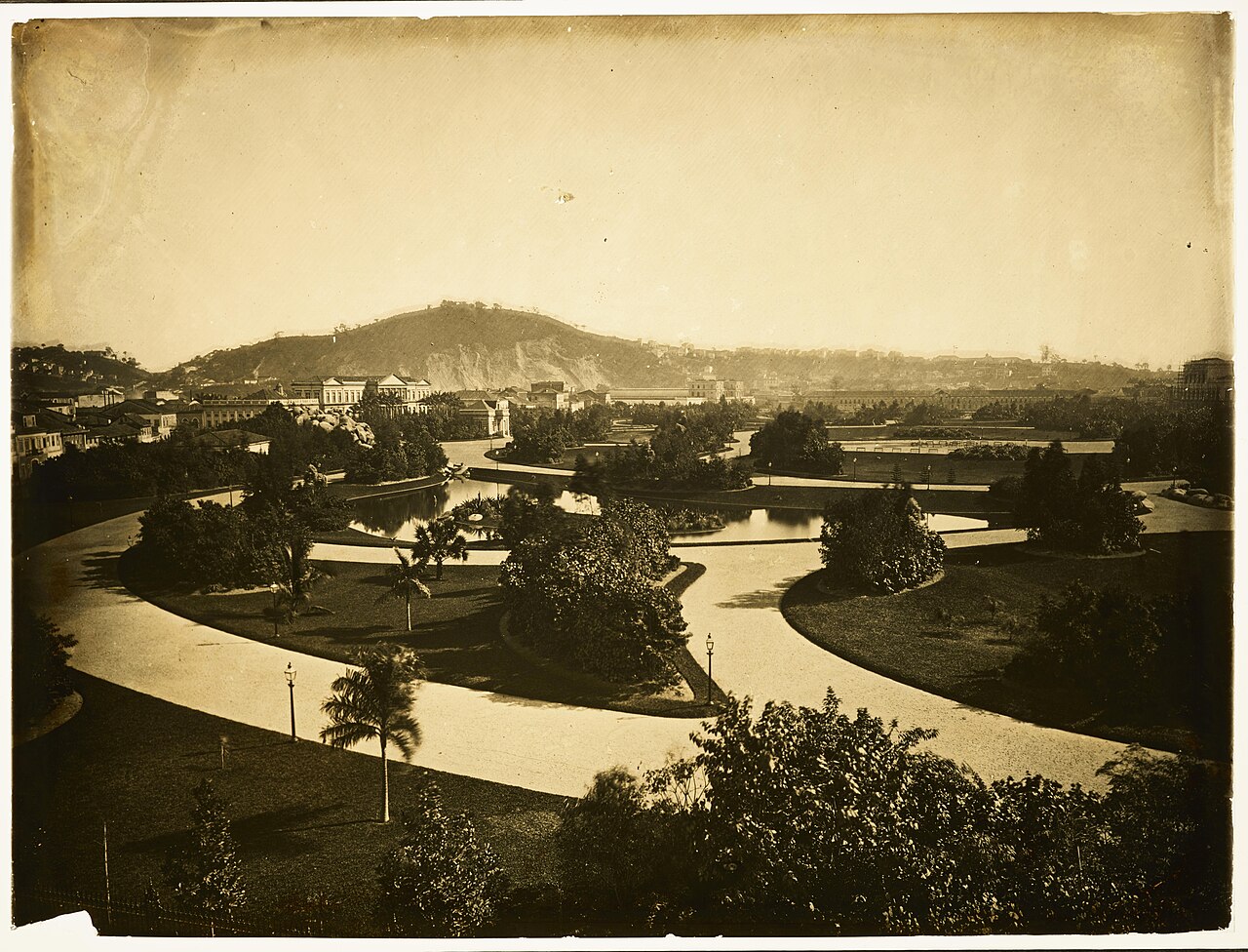 A photograph of Campo de Santana