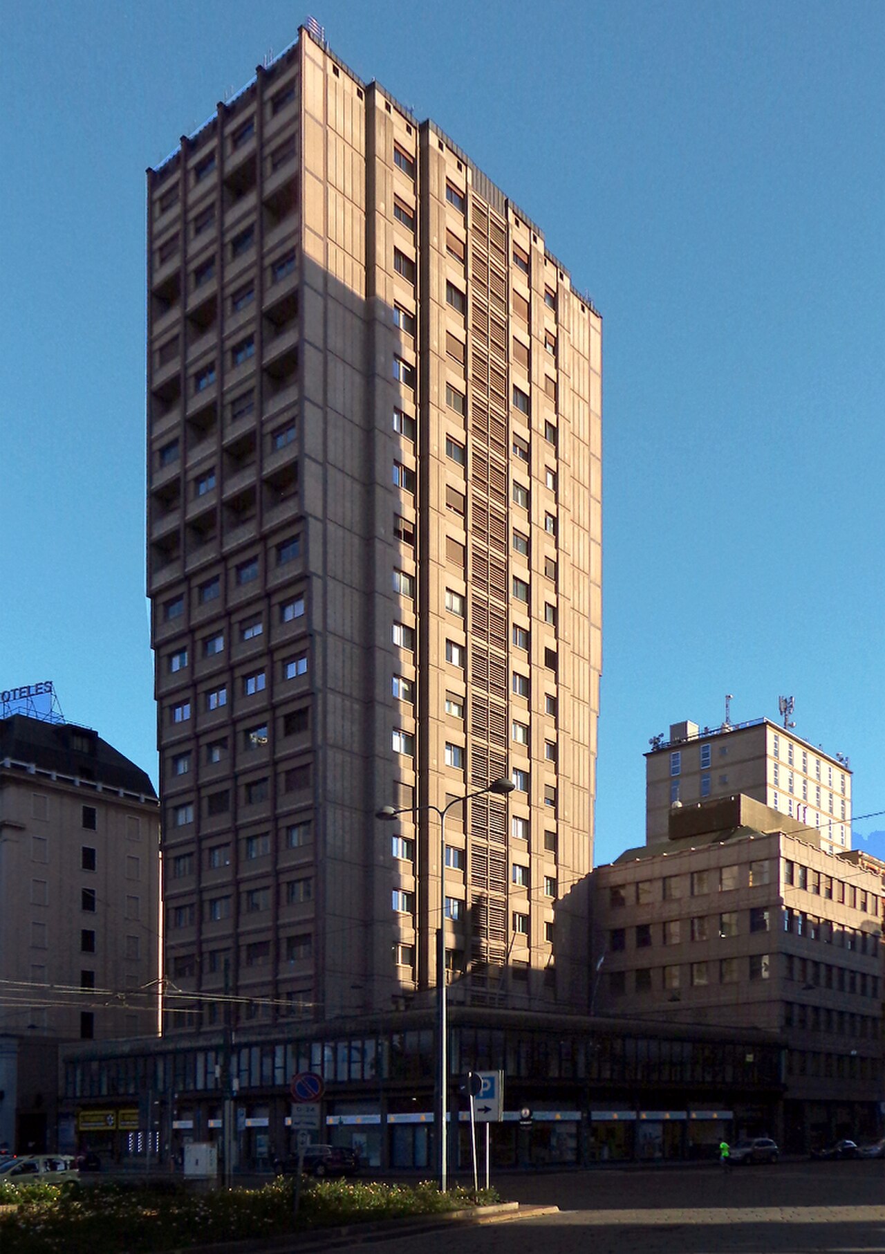A photograph of Turati Tower