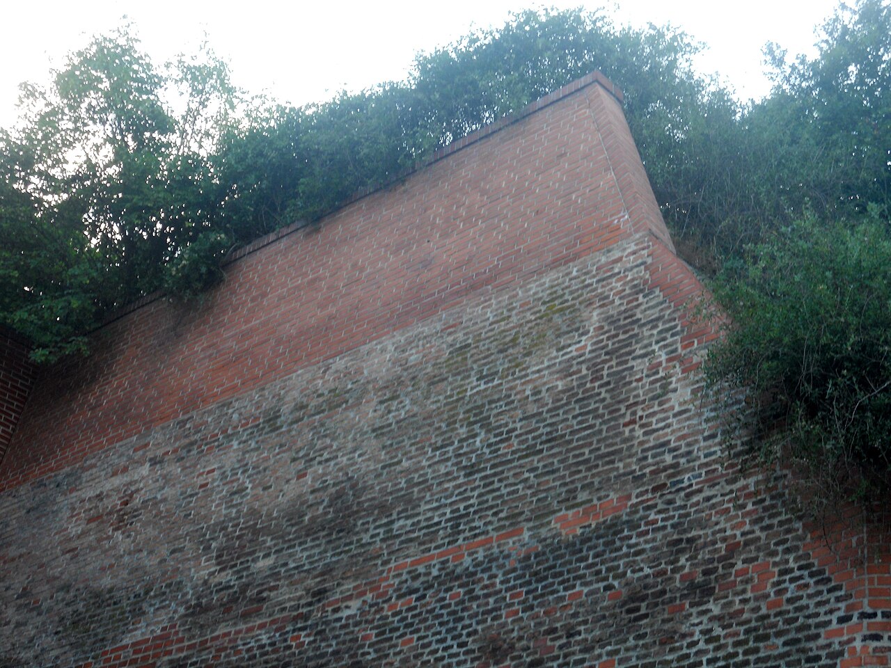 Vestiges des remparts, nature sauvage urbaine d'Erdberg