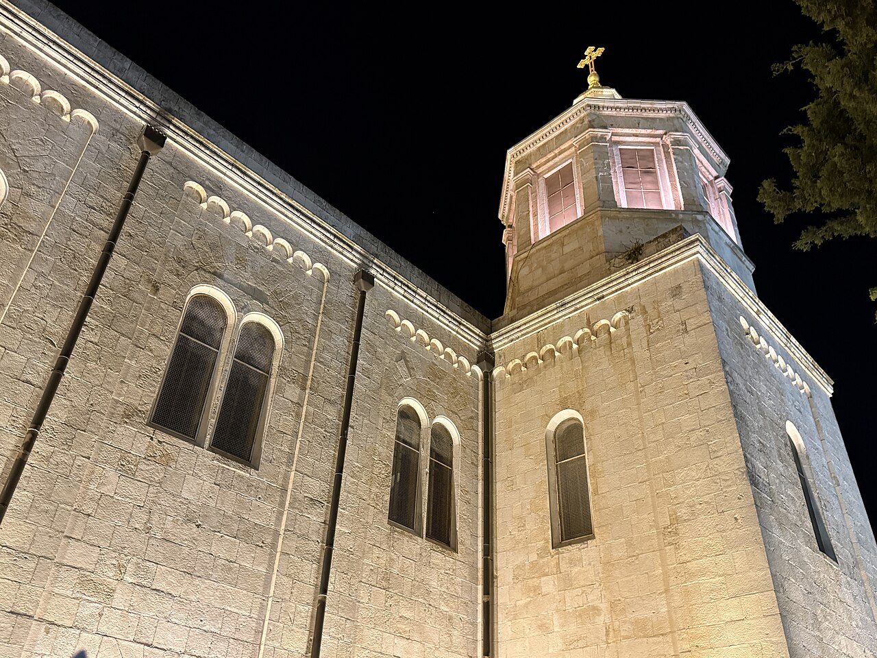 A photograph of Holy Trinity Cathedral, Jerusalem