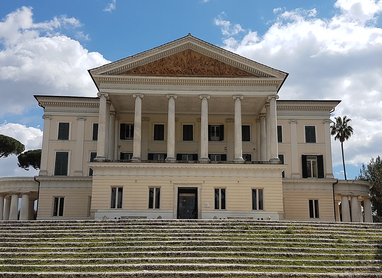 A photograph of Villa Torlonia