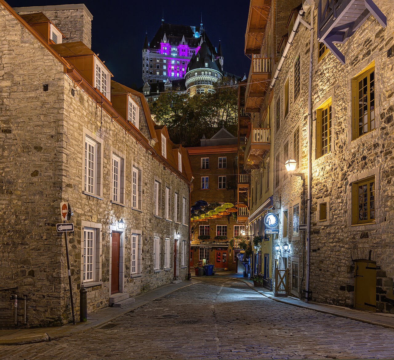 Una fotografía de Petit Champlain