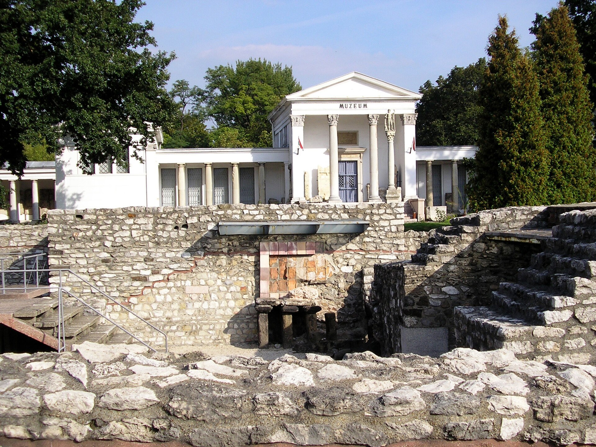 A photograph of Aquincum Museum