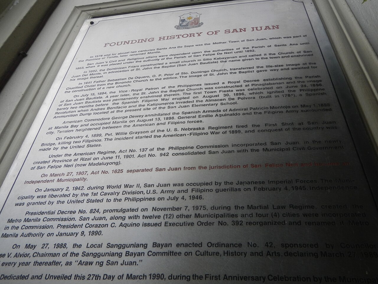 Lokal ng San Juan
