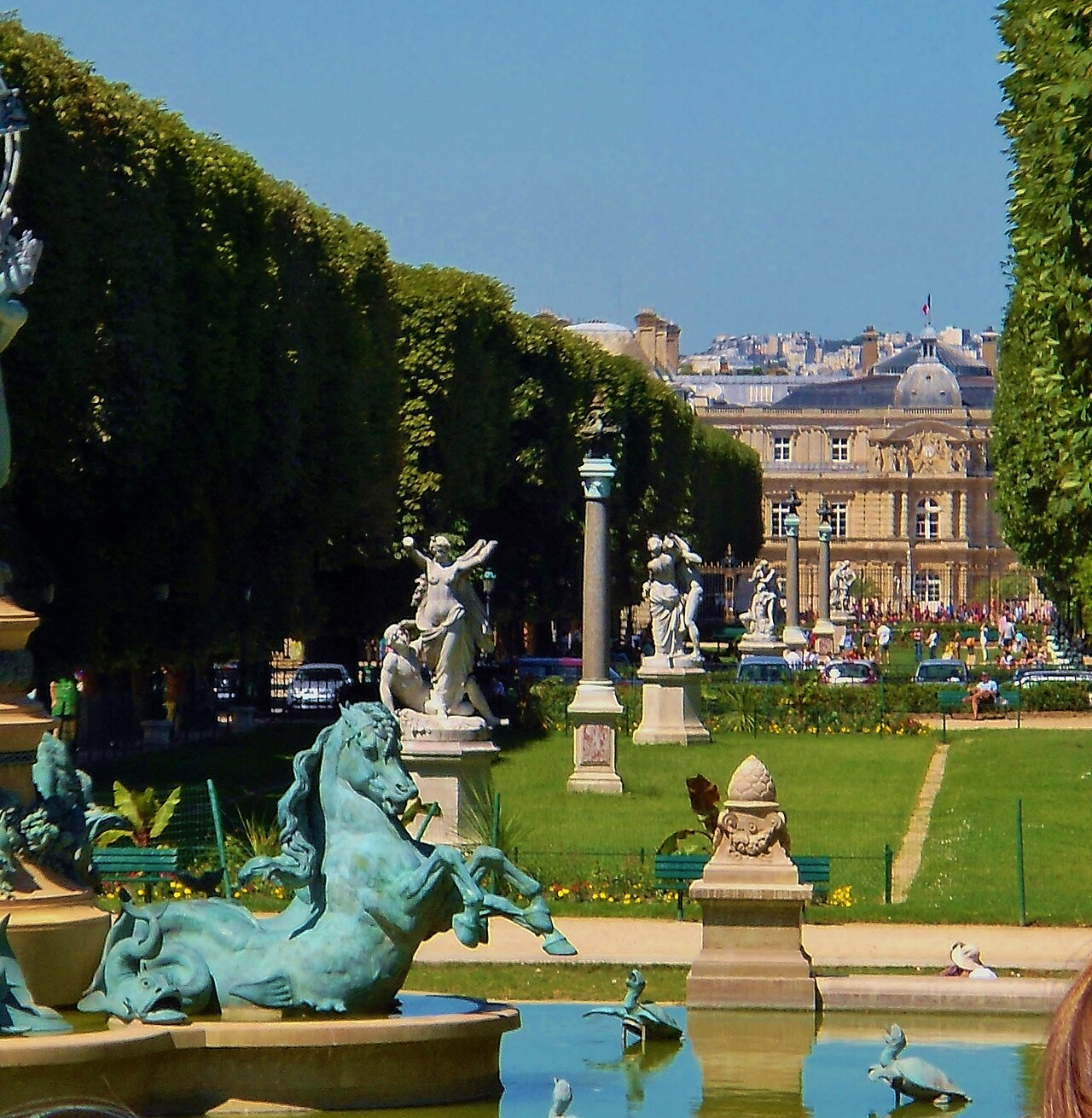 jardin des grands explorateurs : Marco Polo et Cavelier-de-la-Salle