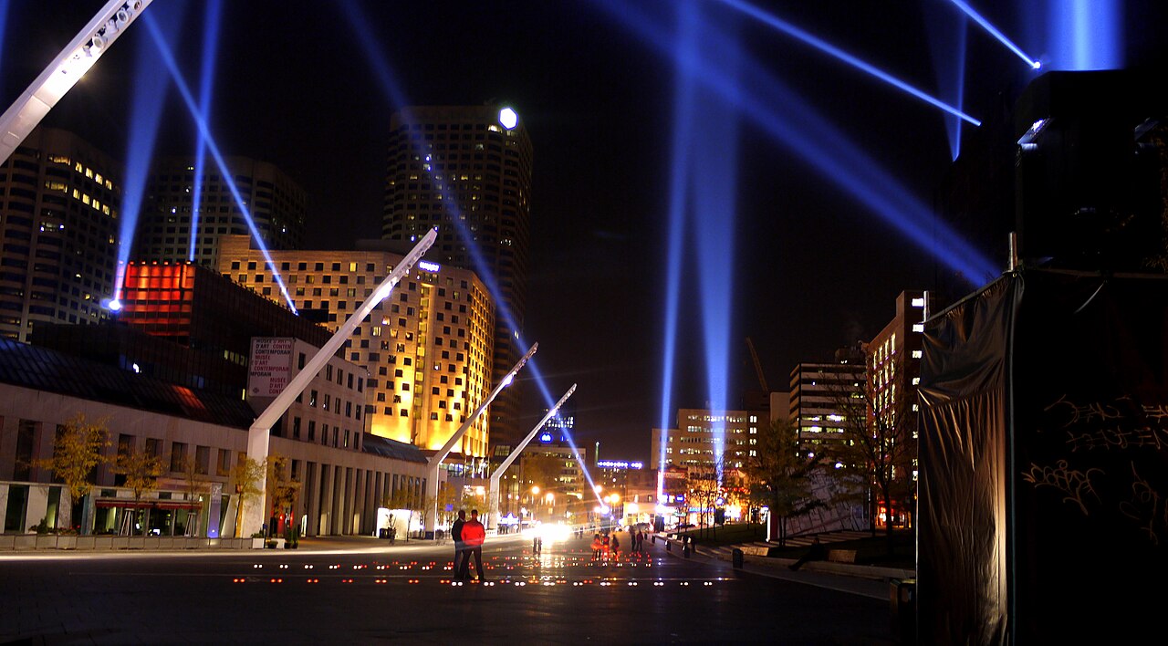 A photograph of Quartier des Spectacles