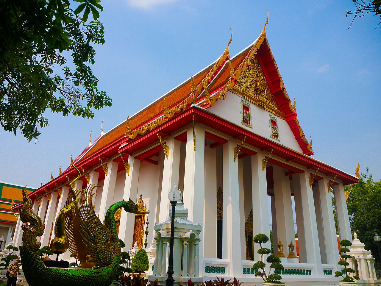 Uma fotografia de วัดหงส์รัตนารามราชวรวิหาร