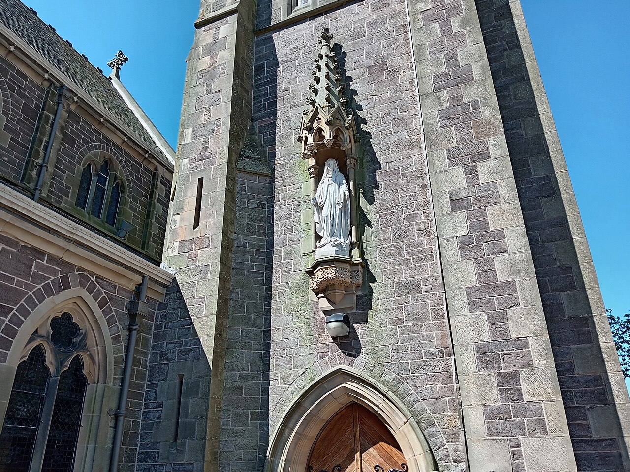 A photograph of St. Mary's Roman Catholic Church