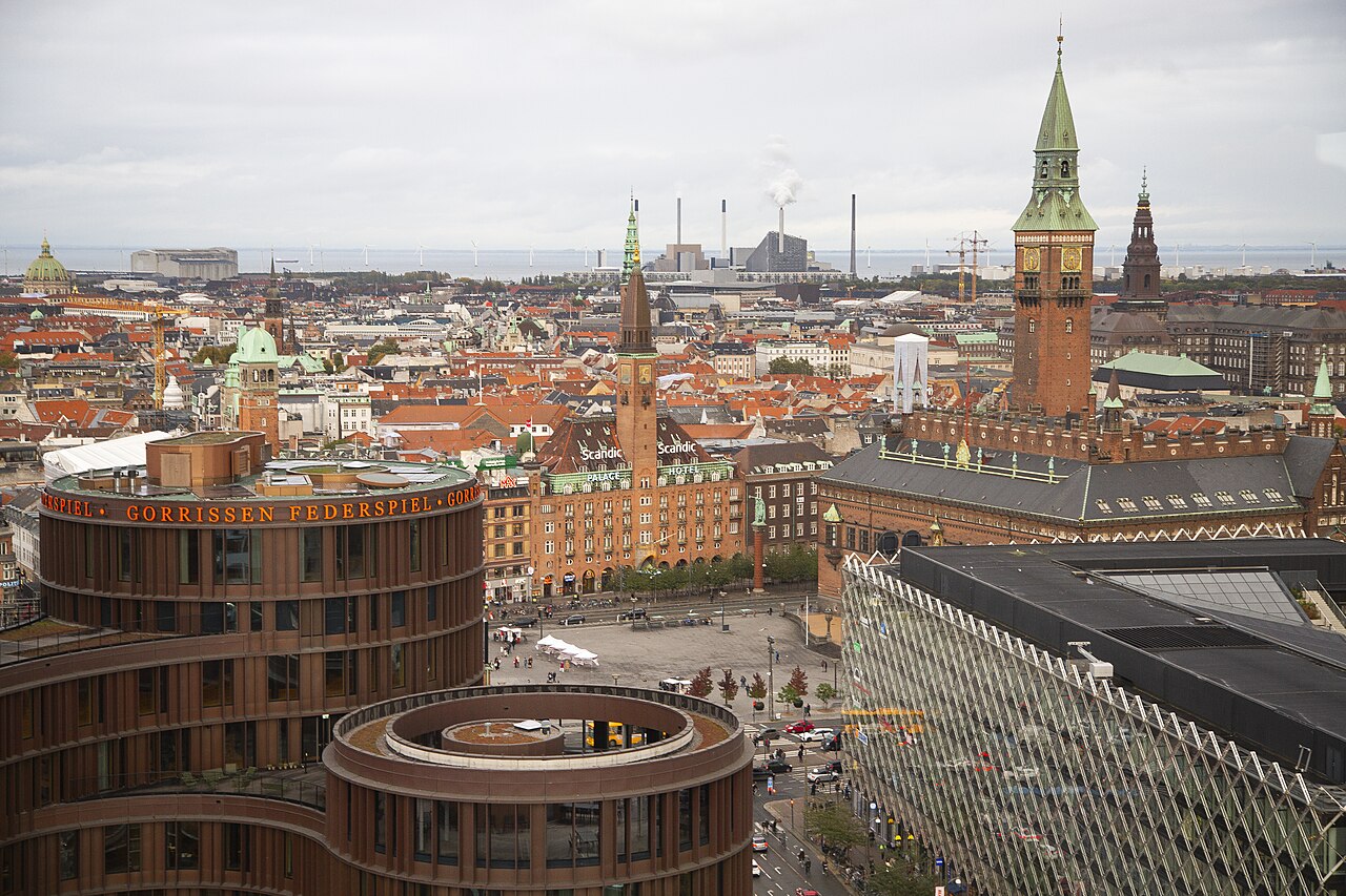 Una fotografia di municipio di Copenaghen