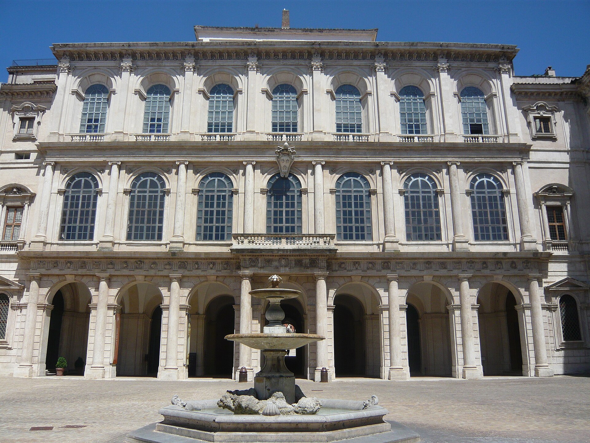 A photograph of Palazzo Barberini