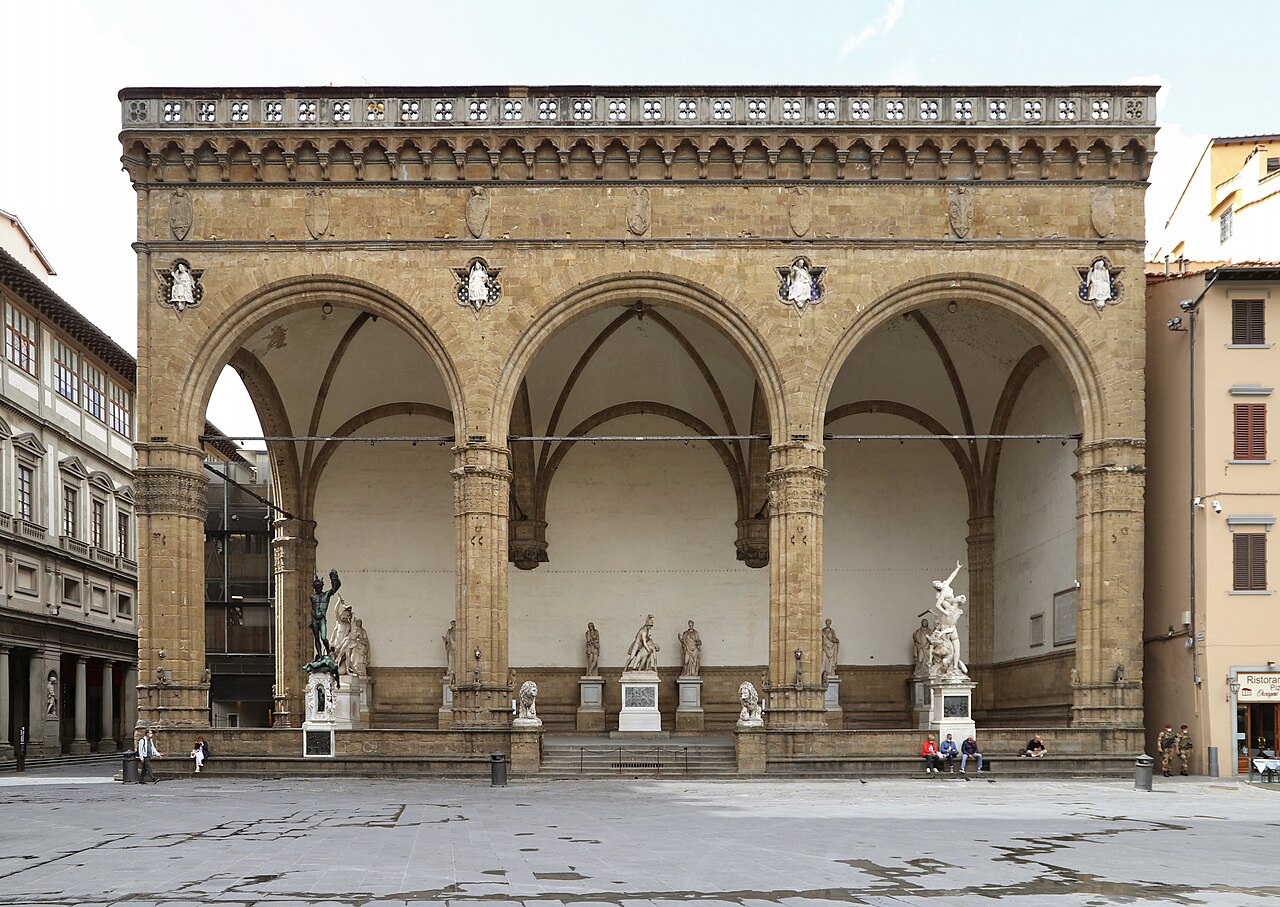 A photograph of Loggia dei Lanzi