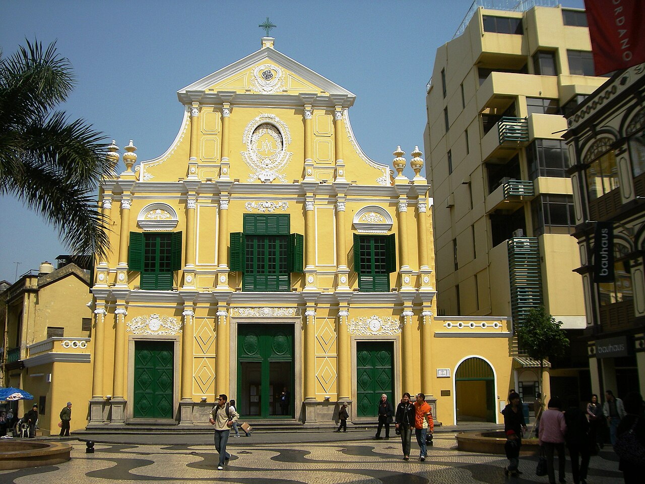 A photograph of St. Dominic's Church