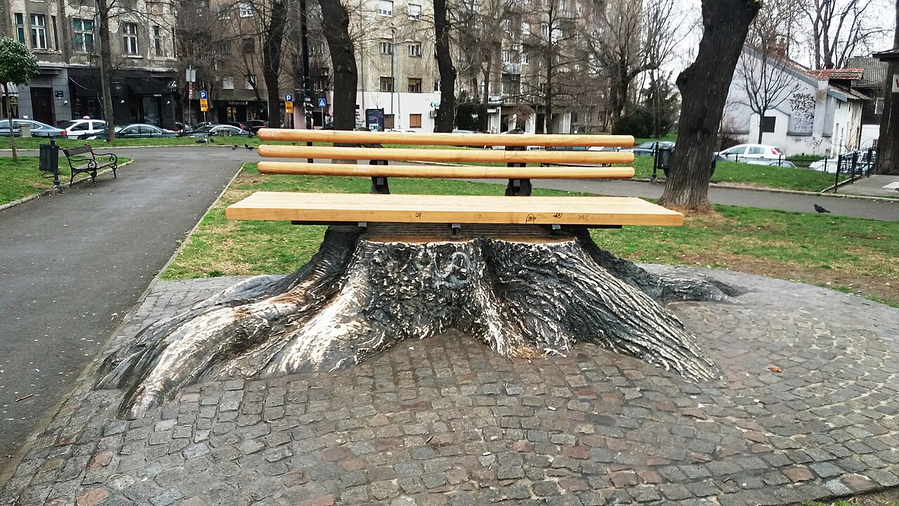 Sophora Memorial Bench (Academic Park in Belgrade)