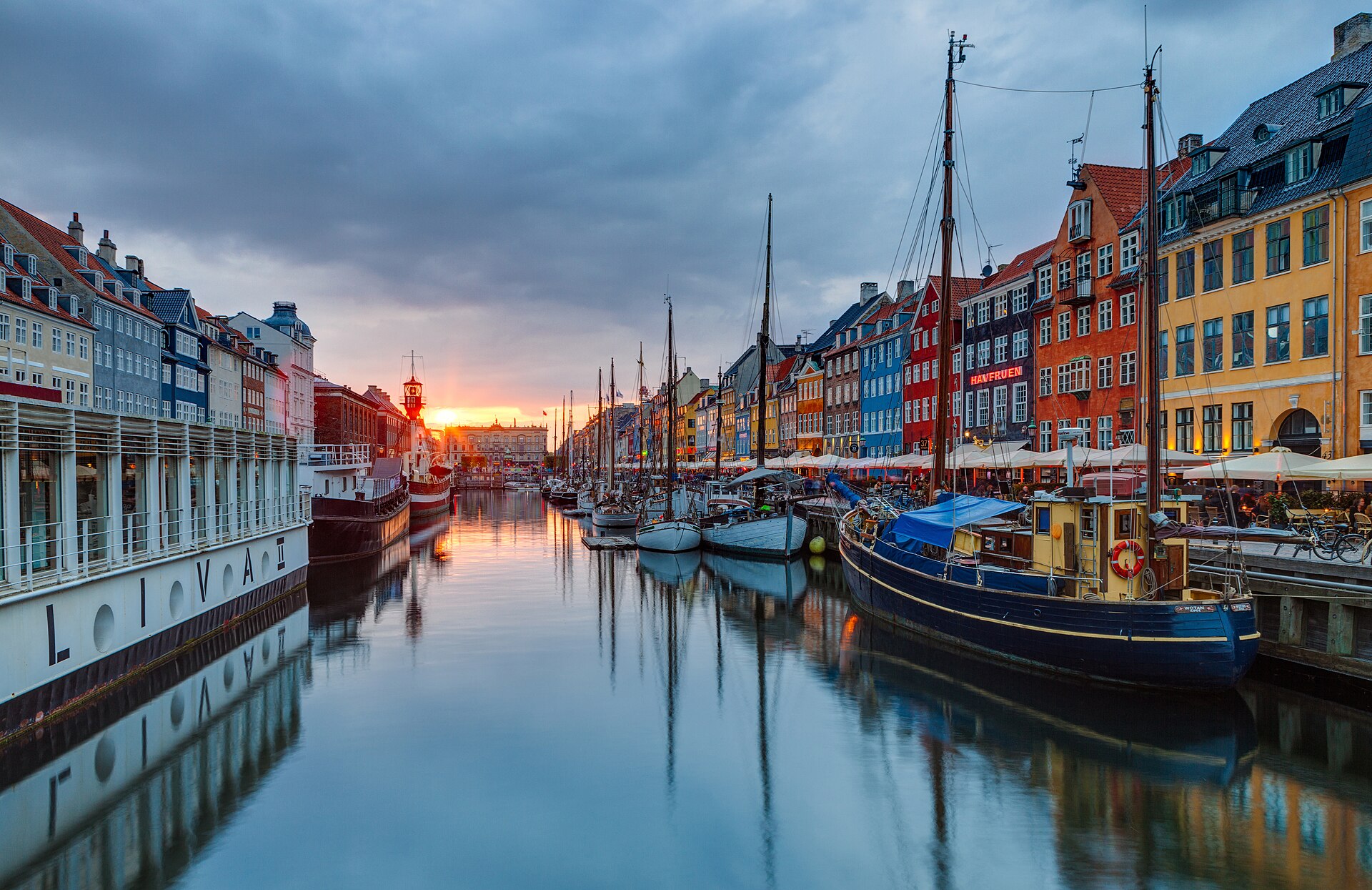 A photograph of Denmark