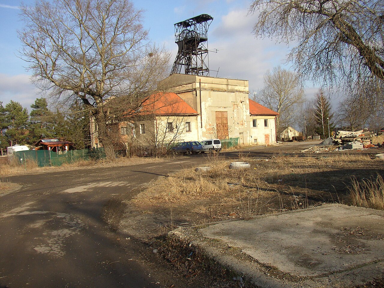 Mine Shaft Headframe fotoğrafı