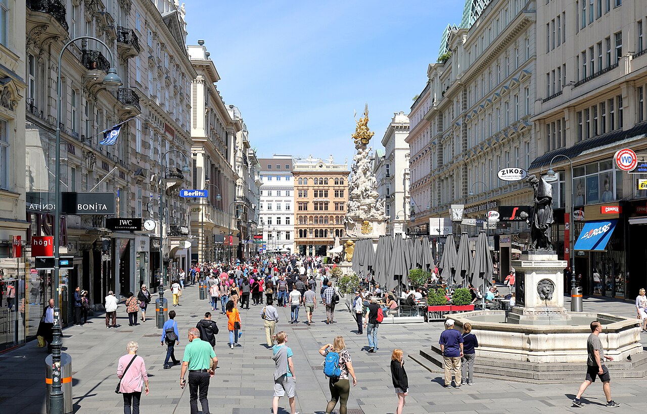 A photograph of Graben