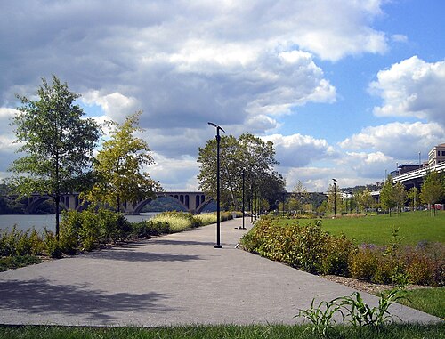 Parco sul lungomare di Georgetown