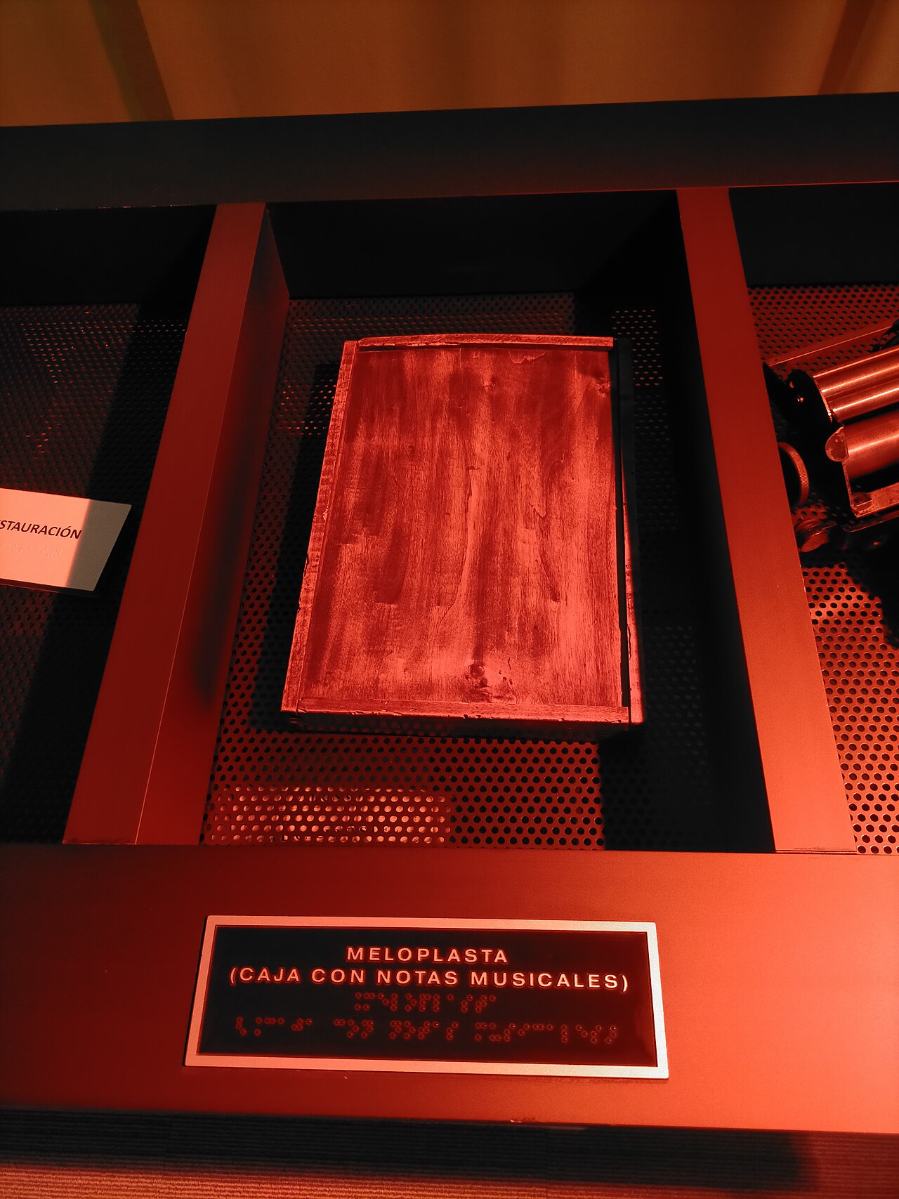 A photograph of typhlological museum
