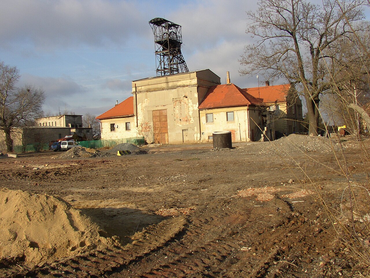 Mine Shaft Headframe fotoğrafı