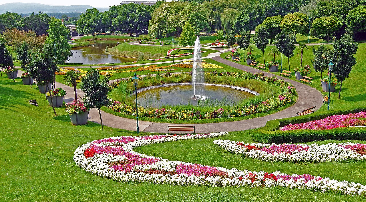 A photograph of Kurpark Oberlaa