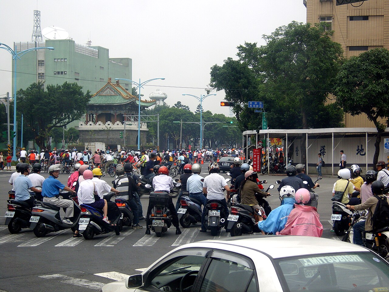 Taipei Şehri Küçük Güney Kapısı