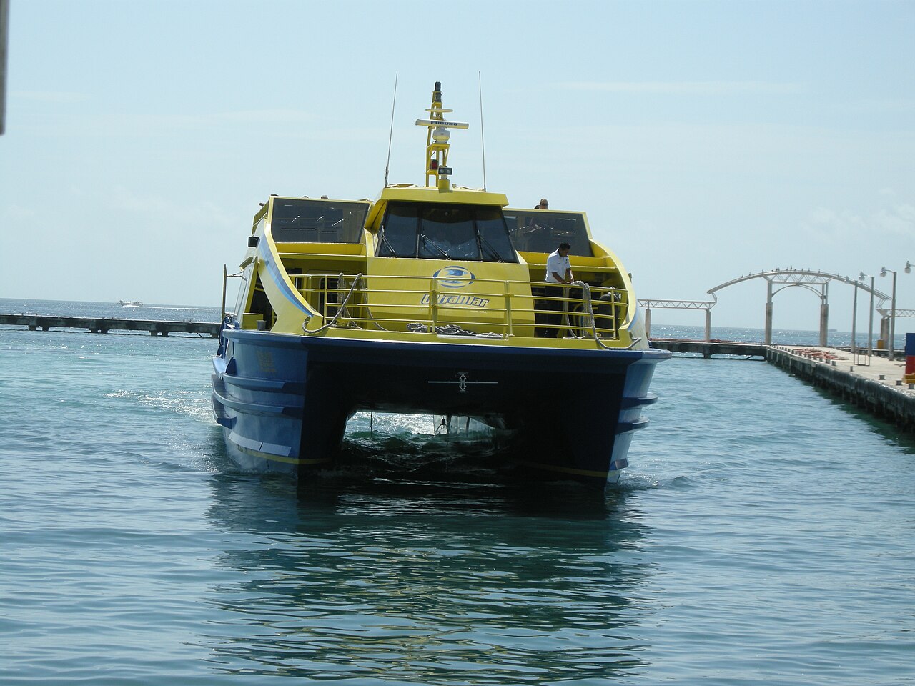 A photograph of Puerto Juarez