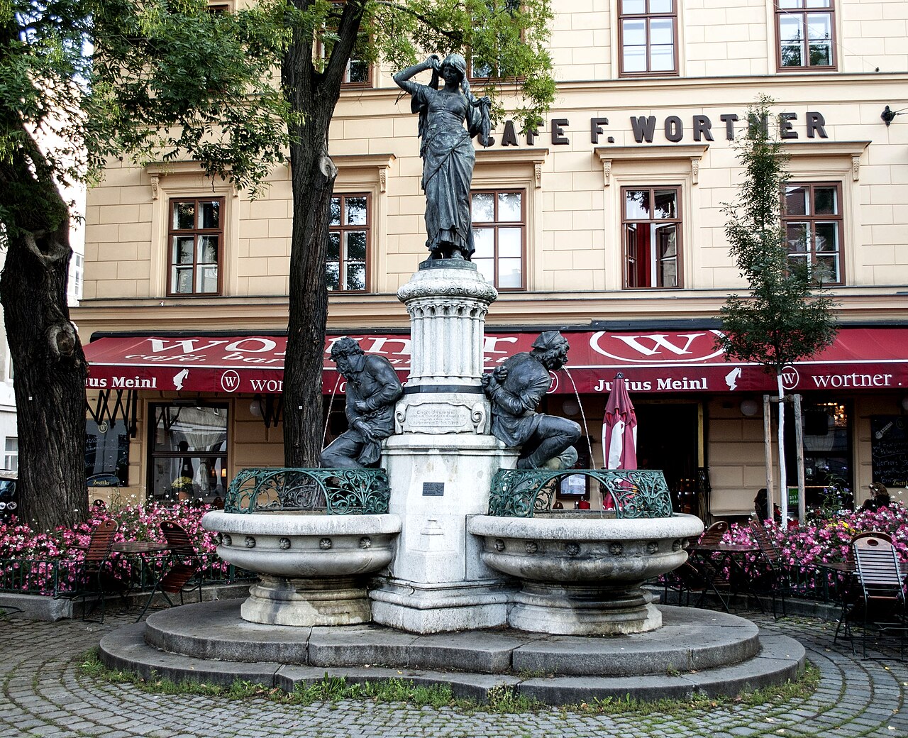 A photograph of Engelbrunnen