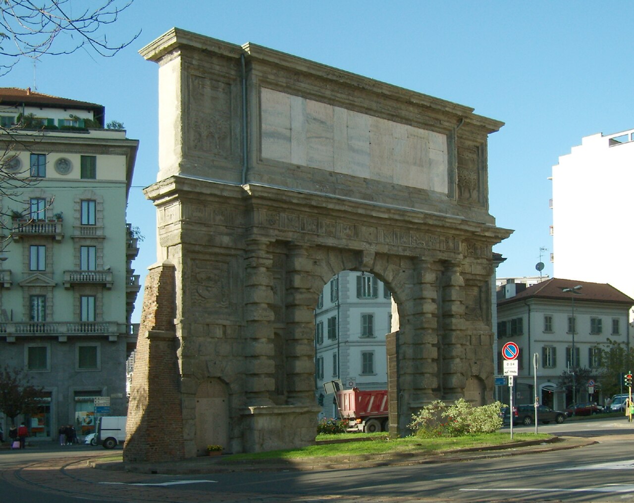A photograph of Porta Romana