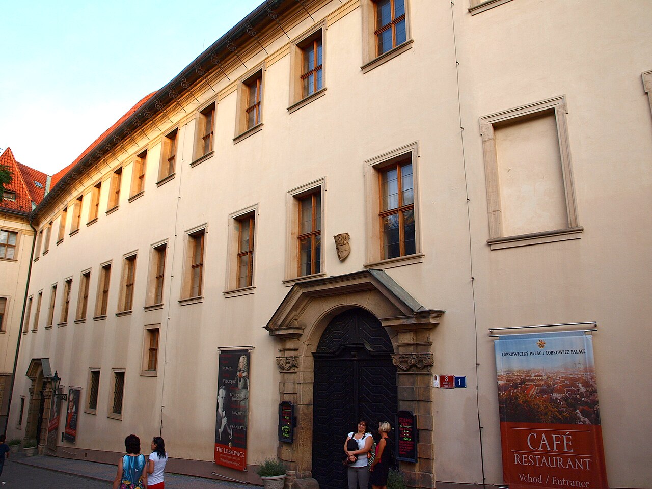 Una fotografia di Palazzo Lobkowicz (castello di Praga)