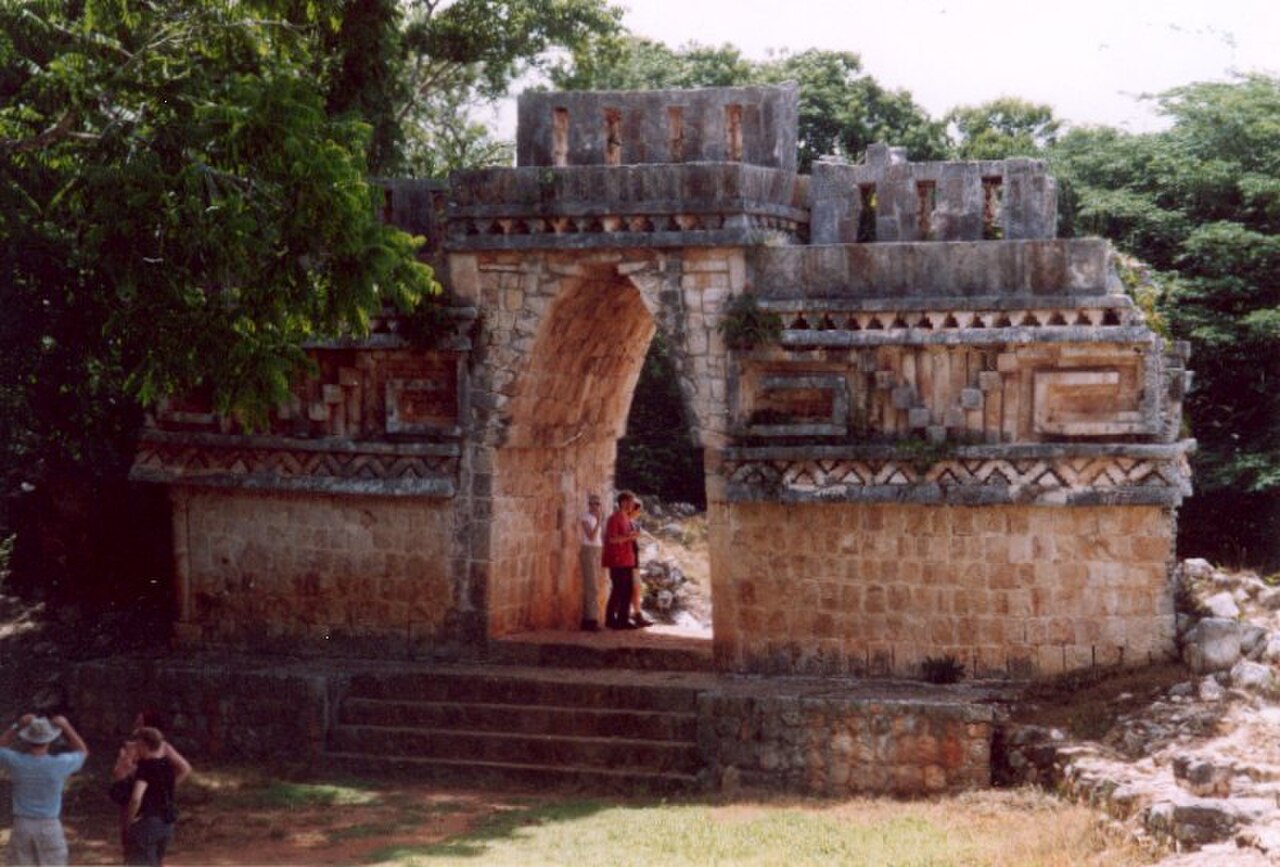 A photograph of Arco de Labná