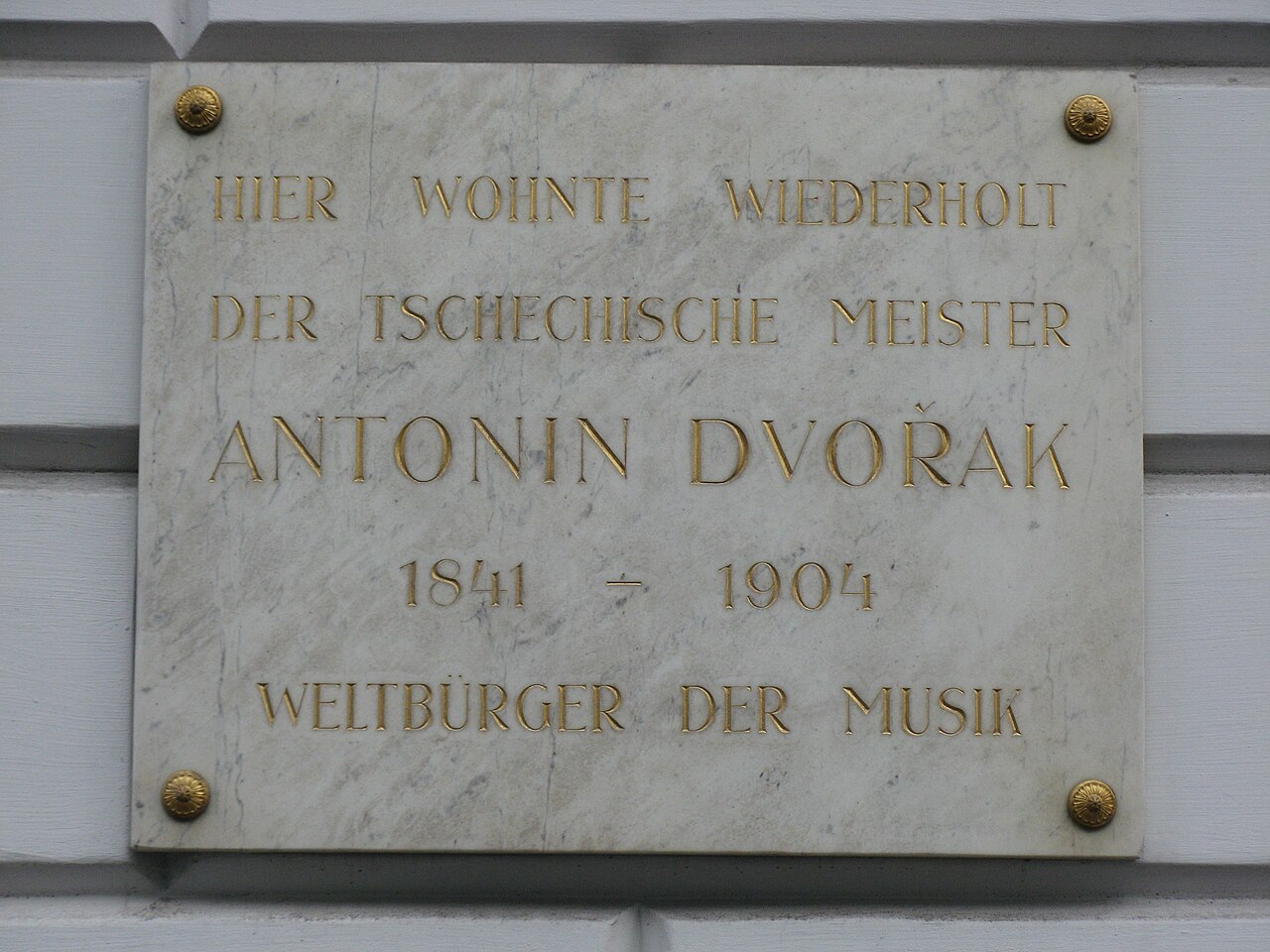 Antonín Dvořák Anı Plaketi