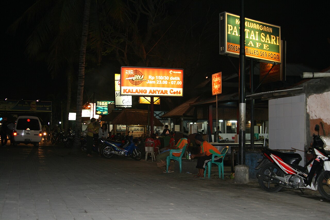 A photograph of Pantai Jimbaran