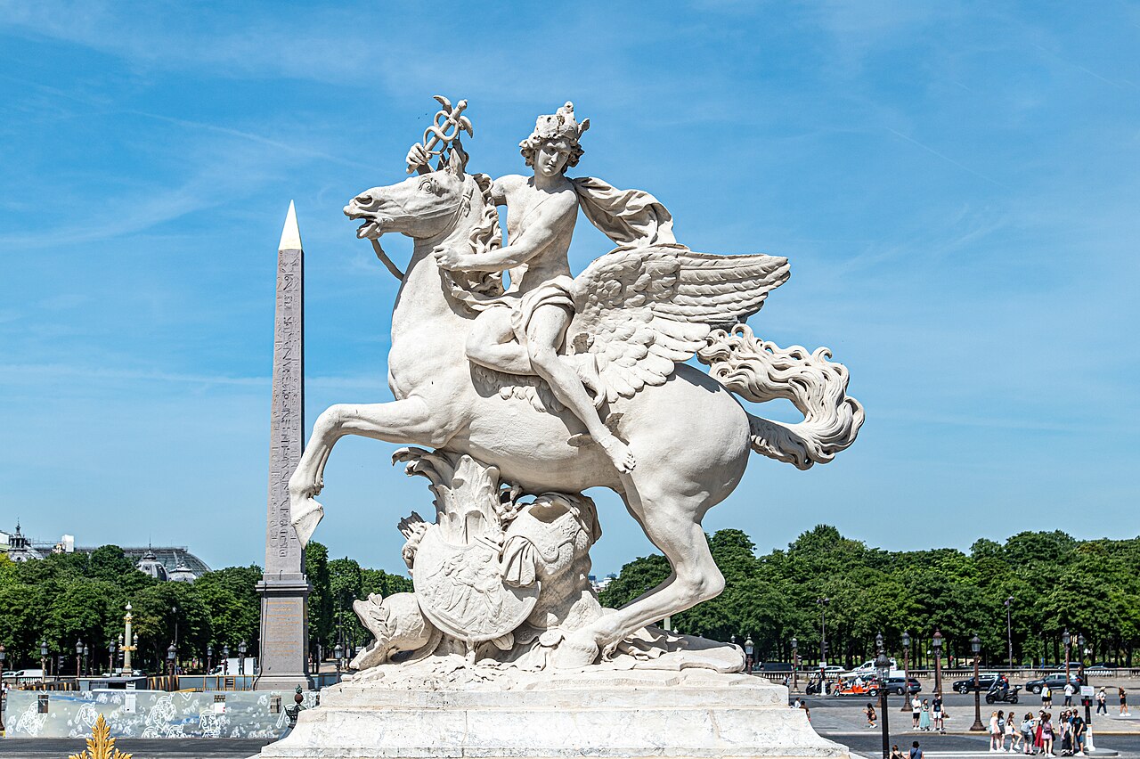 Mercurio montando a Pegaso