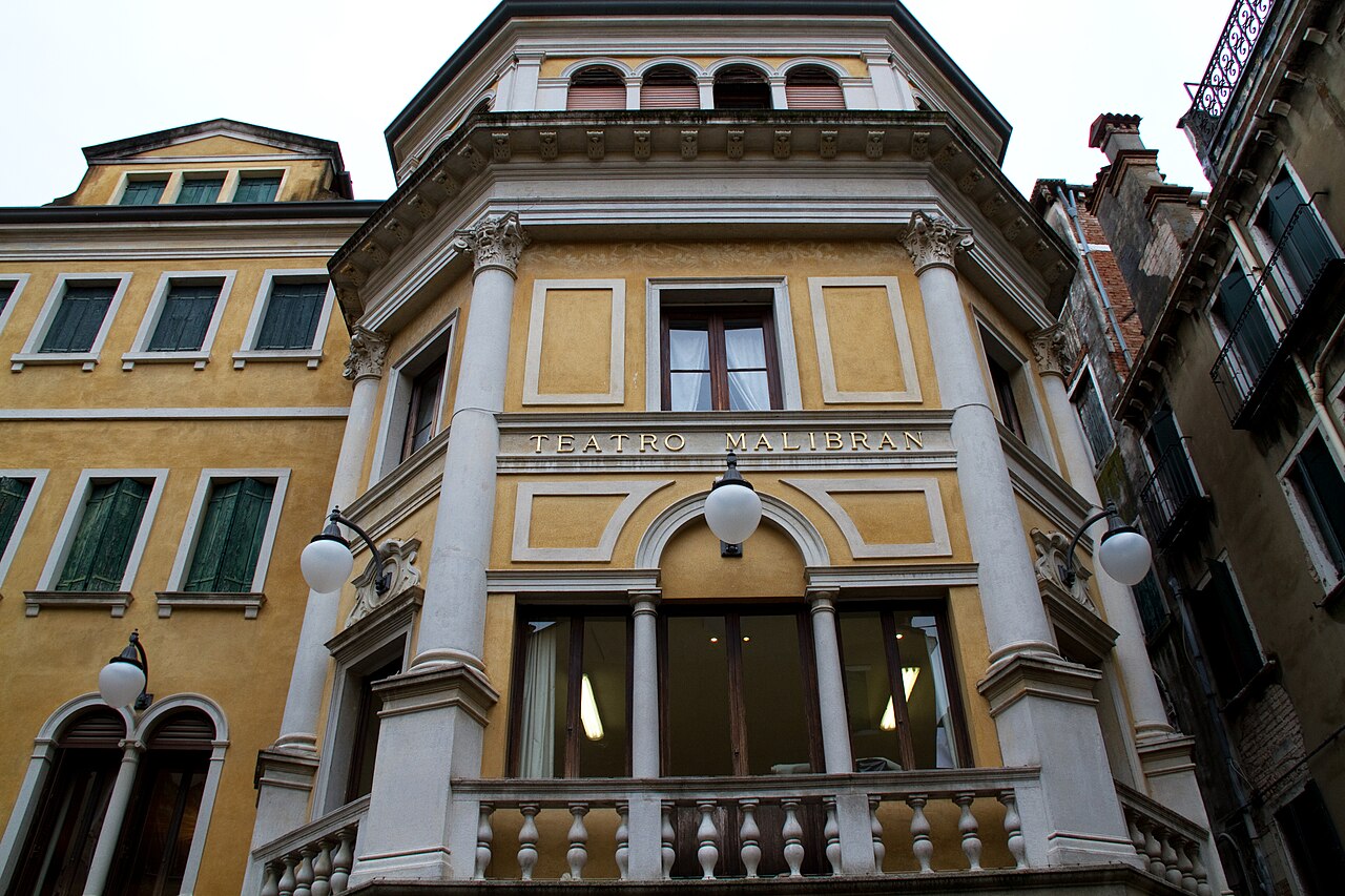 A photograph of Teatro Malibran