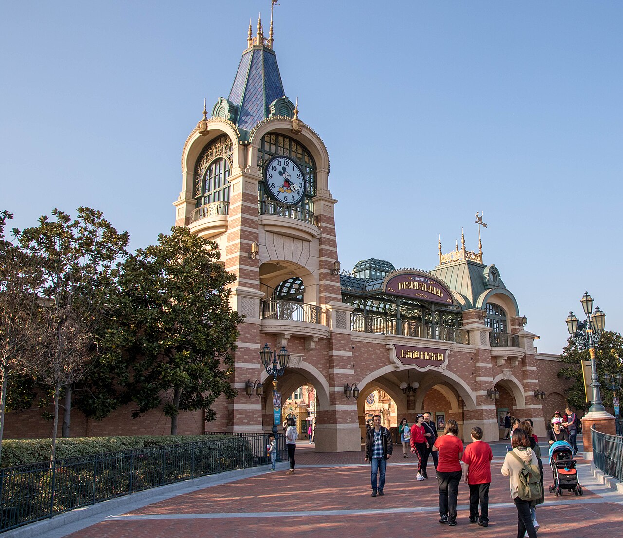 A photograph of Shanghai Disneyland Park