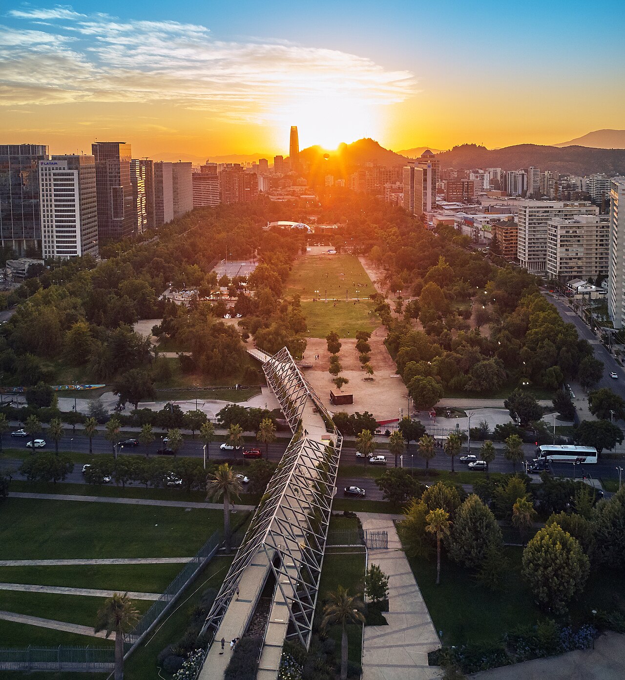 Uma fotografia de Parque Araucano